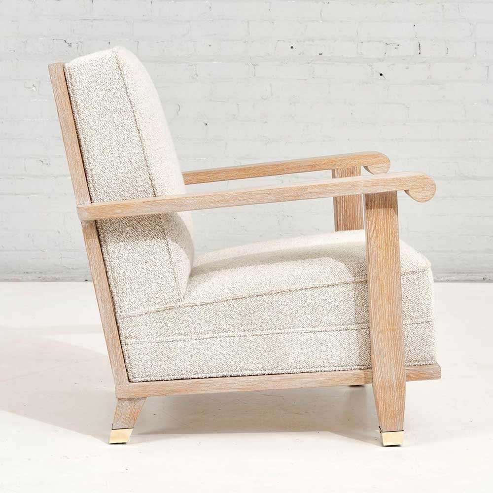 Lounge Chair Set – Mid-Century Timber Armchair & Navy Shell Lounge Chair